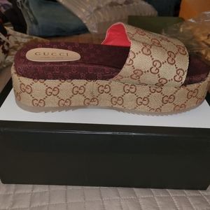 Designer platform sandal
